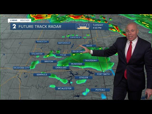 Strong to severe storms to move through early Tuesday