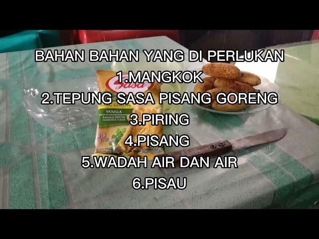 PISANG GORENG ALA ANAK KOST AN