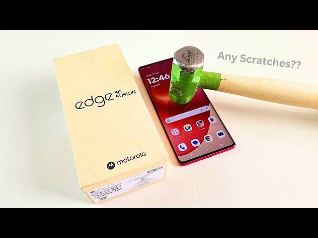 Motorola Edge 50 Fusion Screen Scratch Test