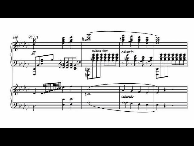 Two piano reduction of the first movement of my piano concerto (live performance)