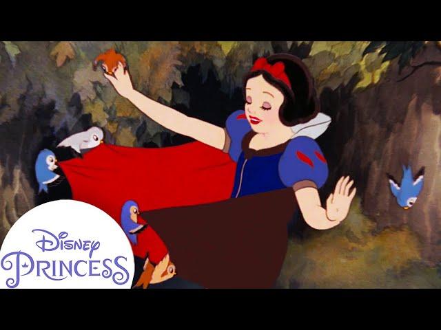 Snow White Sings With Animals in the Forest | Disney Princess