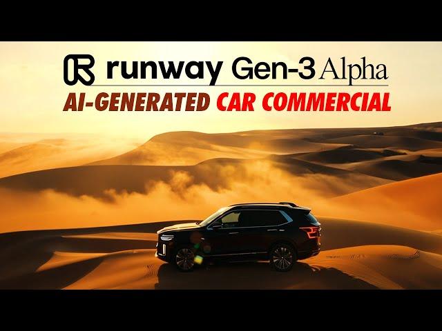 AI Generated Car Commercial / Runway Gen 3 / LINCOLN Spec Ad