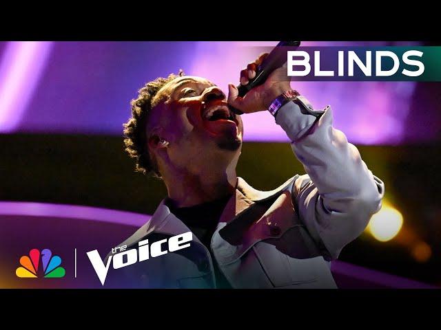 Austyns Stancil Earns Four-Chair Turn with "Ooo Baby Baby" | The Voice Blind Auditions | NBC