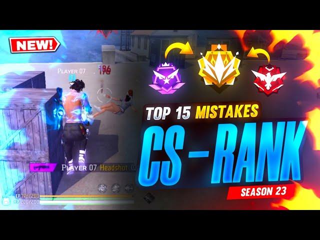 CS Rank Mistakes | CS Rank Tips and Tricks | Win Every CS Rank | CS rank push glitch | Player 07