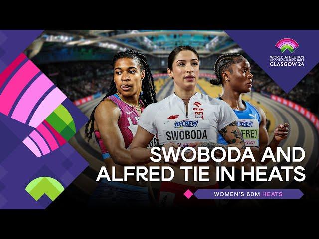 Swoboda and Alfred storm to 7.02 in heats  | World Indoor Championships Glasgow 24