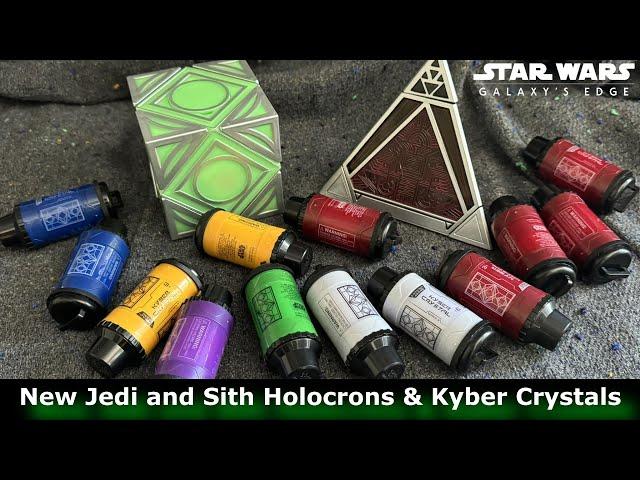 Star Wars Galaxy’s Edge -  New Jedi and Sith Holocrons V2 ( 2024 Release )