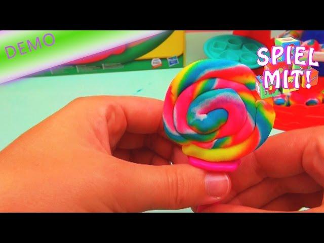 Play Doh Lollis, Lutscher und Bretzel-Bonbons mit Bonbonfabrik selber machen - Demo Teil 2