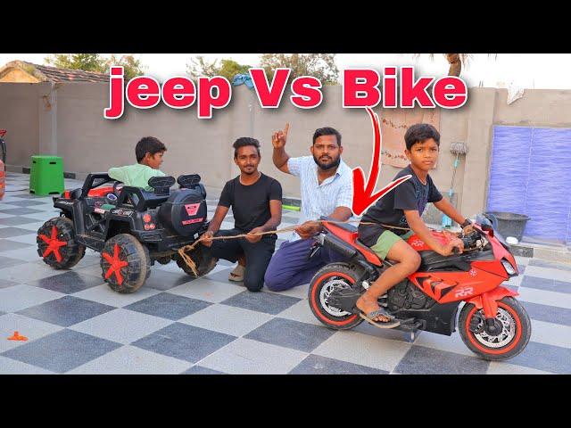 jeep vs bike capacity experiment | Kannayya Videos | Trends adda Vlogs