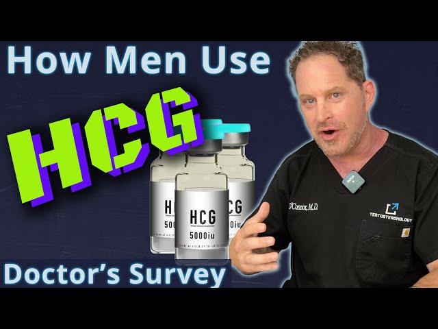 How Men Use HCG - Doctor's Survey