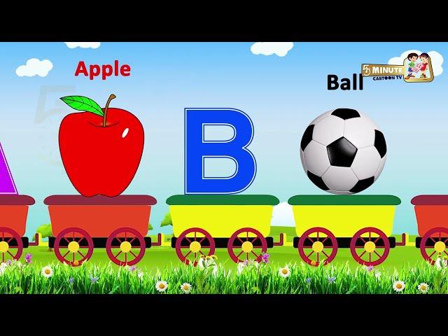 Alphabet ABC train for kids | Learn Alphabet Train | ইংরেজি বর্ণমালা | 5 Minute Solution BD