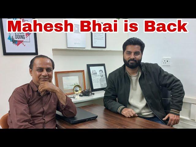 Mahesh Bhai is Back|Mahesh Bhai Ko Business Main Bht Bada Loss Hua