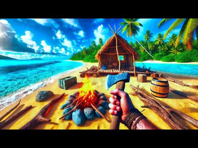 Surviving Day 2 in This Open World Island Survival | Project Castaway