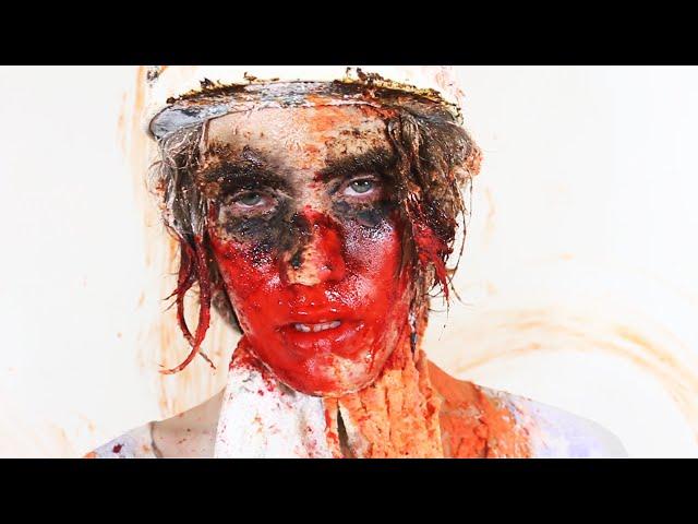 Boyfriend Does my Makeup Tag - (Feat. Emma Blackery & HowToBasic) *BLOOD WARNING*