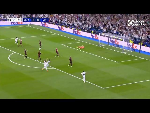 Champions League 09/05/2023 / Goal Vinicius against Manchester City