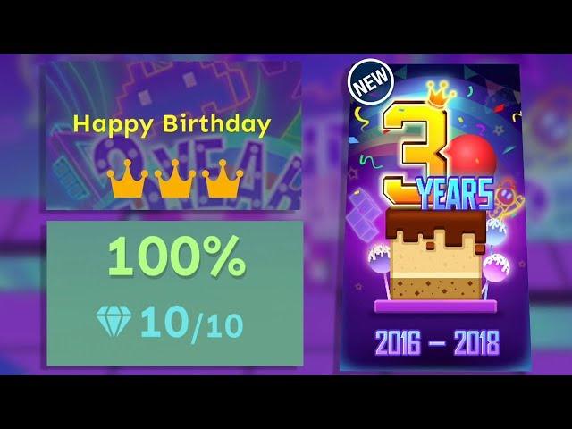 Rolling Sky - Happy Birthday (6 Star Level)