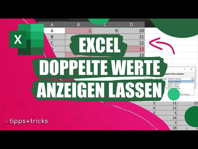 Excel: Doppelte Werte anzeigen lassen