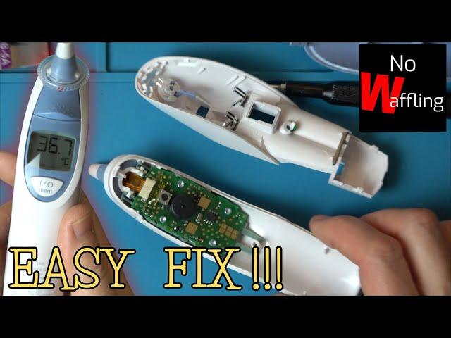 How to Fix Braun Ear Thermometer Thermoscan - EASY FIX - Beginners guide