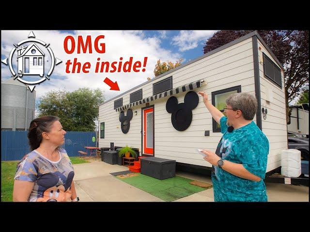 Their Tiny Home is Disney themed?!... the inside is WOW 