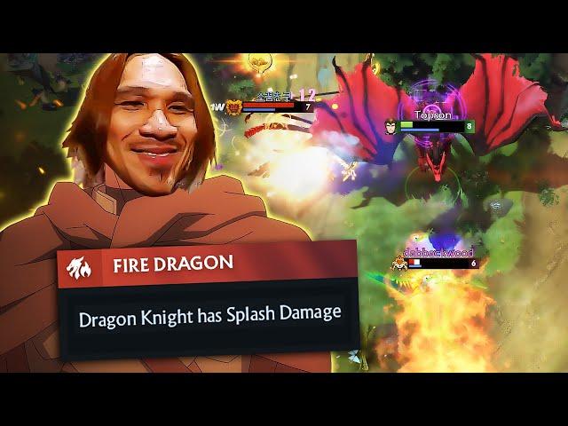 How Topson plays 7.37 DRAGONKNIGHT MID...️