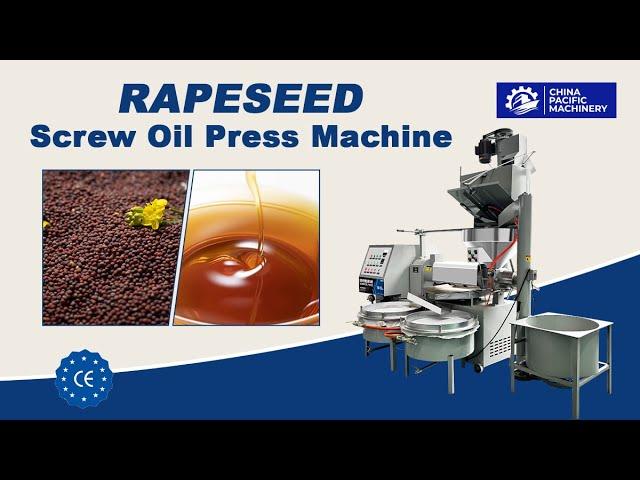 Rapeseed/Canola/Mustard Oil Press Machine|Rapeseed Screw Oil Presser|Integrated Sunflower Oil Press