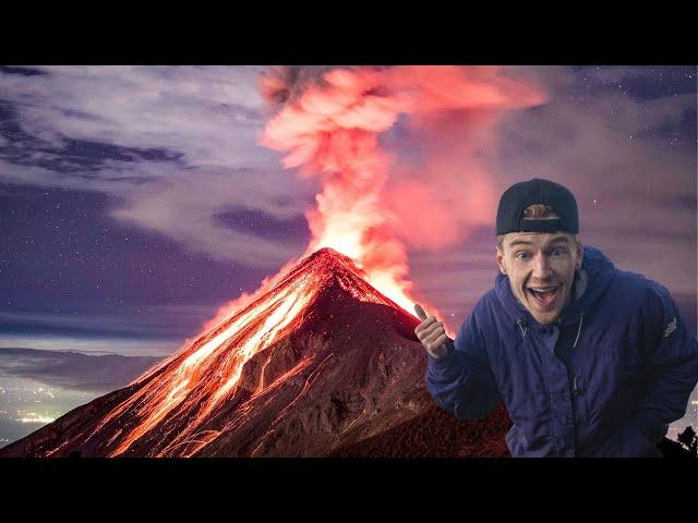 WE WATCHED FUEGO VOLCANO ERUPT (Hiking Acatenango volcano in Guatemala)