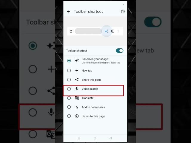 How to add Voice search to toolbar in Chrome on Android #howto #chrome #googlechrome  #tricks #tips