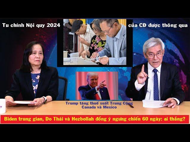 27/11: Tô Lâm kỷ luật Tứ trụ. Đinh Thế Huynh trở về, làm nhớ nụ cười Đồng chí X. Tu chính Nội Quy CĐ