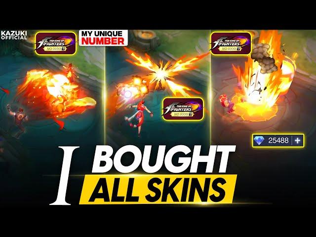 I BOUGHT ALL KOF'97 SKINS | MY GOLD TAG NUMBERS | BINGO PATTERNS