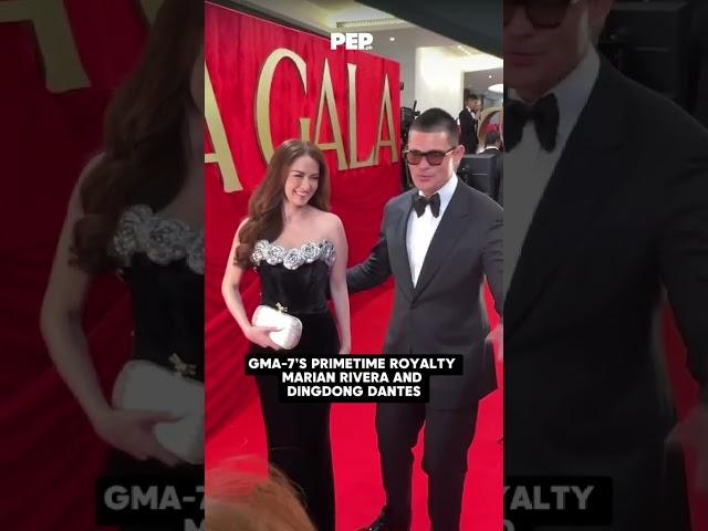 Dingdong Dantes and Marian Rivera at the #GMAGala2024 | PEP