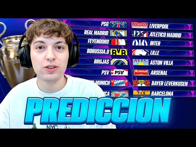 MI PREDICCION PARA LOS OCTAVOS DE FINAL - CHAMPIONS LEAGUE 2025