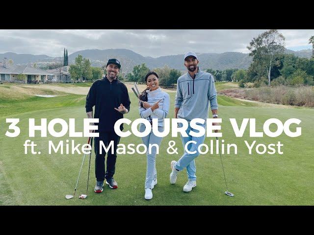 3 HOLE COURSE VLOG ft. 9X XGames Medalist Mike Mason & Collin Yost