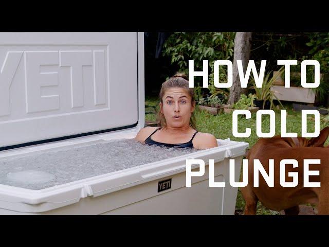 How To DIY Cold Plunge in a YETI with Emi Erickson