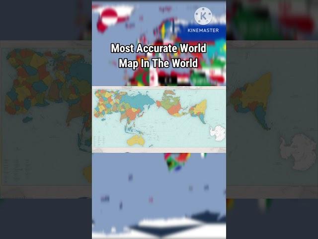 Most Accurate World Map In The World #shorts