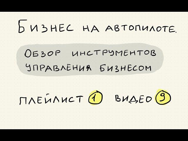 40 инструментов ТЕХНОЛОГИИ компании | Полный разбор системы управления бизнесом на автопилоте