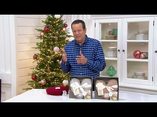 DEMDACO The Giving Heart Huggable Weighted Pillow on QVC