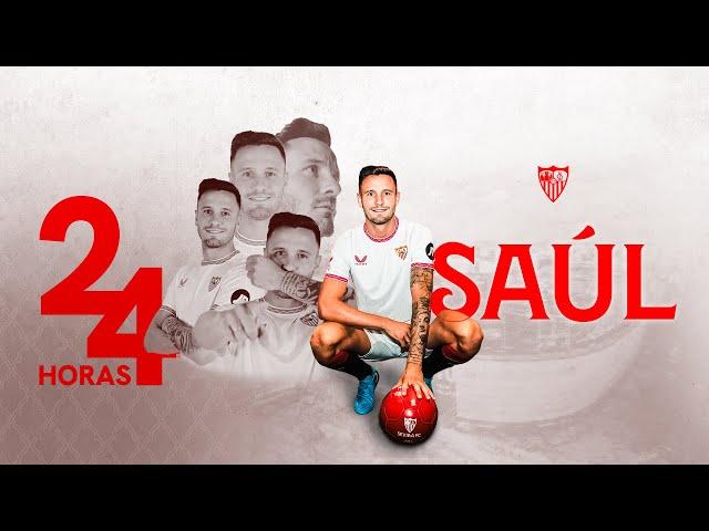 Las primeras horas de Saúl Ñíguez en Sevilla