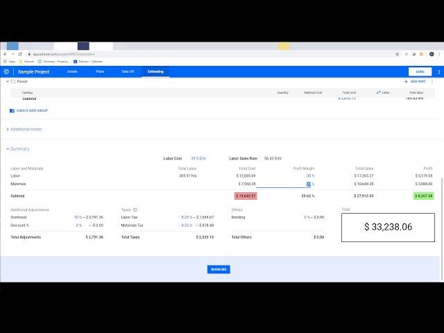 Esticom Tutorial - Estimating Basics