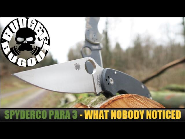 I'm Not Sure Why Nobody Noticed This... The Spyderco Para 3 (Paramilitary 3) vs Paramilitary 2 Knife