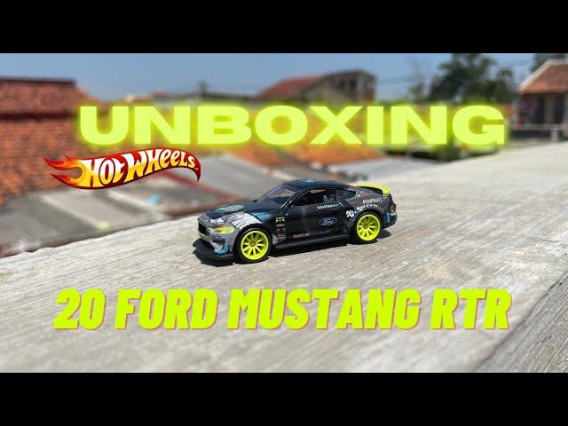 Unboxing Hotwheels Slide Street 20 Ford Mustang RTR Spec 5