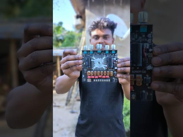 making homemade DJ music system + amplifier #shots #project #experiment #sujanexperiment