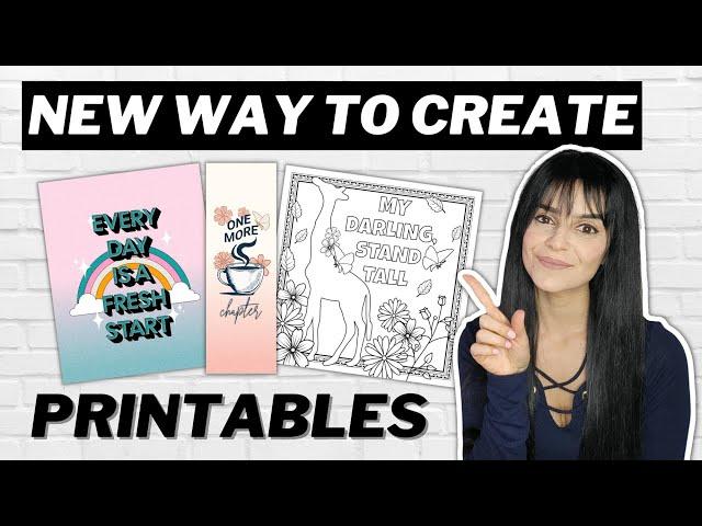 Create PRINTABLES to Sell Online Using Kittl