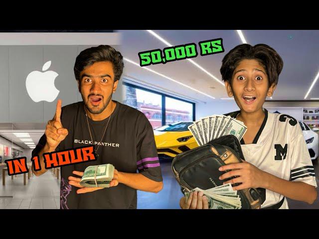 Spending 50,000 Rs in 1 Hour Challenge!
