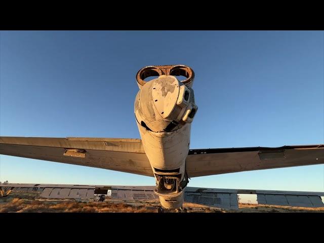 Abandoned B-52s in Mojave Desert