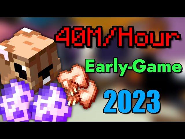 Best Early Game Money Making Method In 2023 / Hypixel SkyBlock Guide