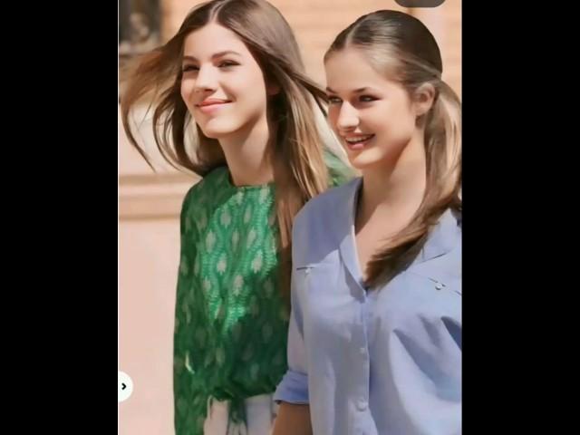 like friends  bith sisters also look like a bestie #leonor #infantasofia #lisciaelfrieden #mattiel