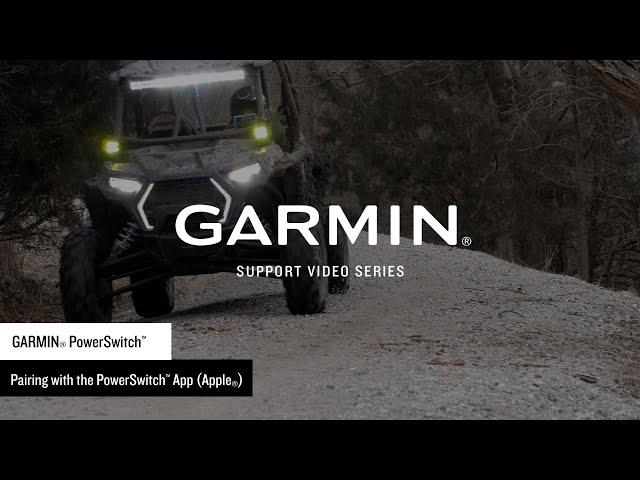 Support: Garmin PowerSwitch™ App Setup on an Apple® Device