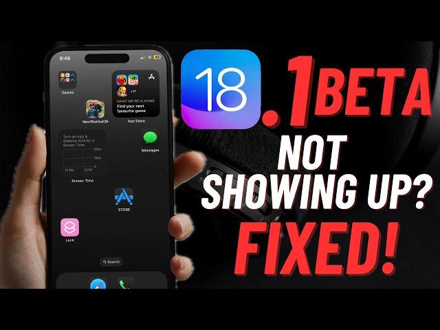 iOS 18.1 Developer Beta Not Showing Up on iPhone/iPad? Quick Fix!