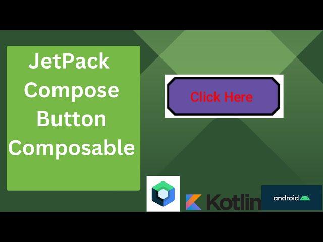 Button composable in JetPack Compose  | Kotlin | Android Studio Tutorial - Quick + Easy