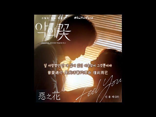 【中韓歌詞 Lyrics/가사】 申容財 신용재(2F) - Feel you /惡之花OST PART.3 / 악의 꽃 (Flower of Evil) OST PART .3 (1080p)