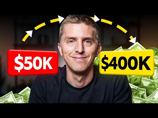 I turned $50k into $400k (following a proven playbook)